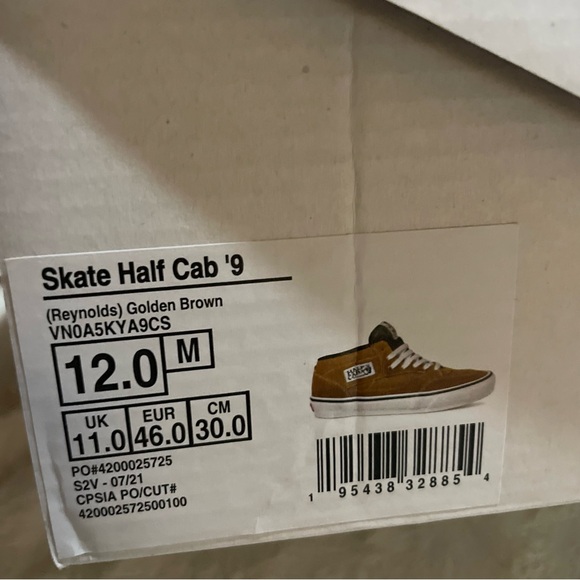 Vans half cab skateboarding shoe size 12 - Reynolds - Picture 3 of 6